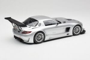 Mercedes SLS AMG GT3 C197 Street Argintiu Minichamps 1:18 151113100 Metal - imaginea 2 din 6