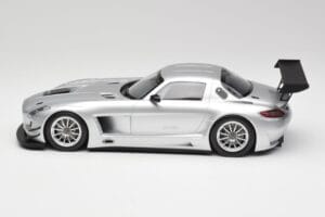 Mercedes SLS AMG GT3 C197 Street Argintiu Minichamps 1:18 151113100 Metal - imaginea 3 din 6