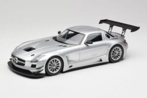 Mercedes SLS AMG GT3 C197 Street Argintiu Minichamps 1:18 151113100 Metal