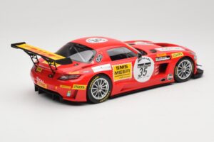 Mercedes SLS AMG GT3 #35 T. Heyer / T. Jager 24 Hours of Spa 2011 Minichamps 1:18 B66960196 Metal - imaginea 2 din 6
