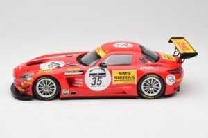 Mercedes SLS AMG GT3 #35 T. Heyer / T. Jager 24 Hours of Spa 2011 Minichamps 1:18 B66960196 Metal - imaginea 3 din 6