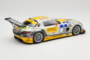Mercedes SLS AMG GT3 #21 Rowe Racing M. Hartung / N. Heyer ADAC 24 Hours Nurburgring 2013 Minichamps 1:18 151133121 Metal - imaginea 2 din 6