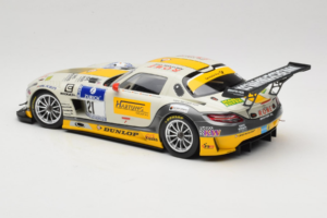 Mercedes SLS AMG GT3 #21 Rowe Racing M. Hartung / N. Heyer ADAC 24 Hours Nurburgring 2013 Minichamps 1:18 151133121 Metal - imaginea 5 din 6