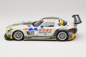 Mercedes SLS AMG GT3 #22 Rowe Racing R. Graf / M. Seyffarth ADAC 24h Nurburgring 2012 Minichamps 1:18 151123122 Metal - imaginea 3 din 6