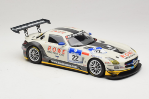 Mercedes SLS AMG GT3 #22 Rowe Racing R. Graf / M. Seyffarth ADAC 24h Nurburgring 2012 Minichamps 1:18 151123122 Metal - imaginea 4 din 6