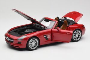 Mercedes SLS AMG R197 Roadster Le Mans Roșu Minichamps 1:18 100039030 Metal - imaginea 2 din 8