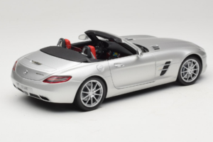 Mercedes SLS AMG Roadster Iridium Argintiu Minichamps 1:18 B66960078 Metal - imaginea 3 din 8