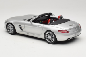 Mercedes SLS AMG Roadster Iridium Argintiu Minichamps 1:18 B66960078 Metal - imaginea 7 din 8