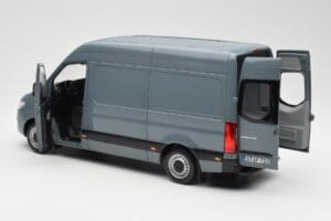 Mercedes Sprinter W907 Albastru-Gri Norev 1:18 183423 Metal - imaginea 5 din 7