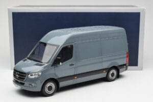 Mercedes Sprinter W907 Albastru-Gri Norev 1:18 183423 Metal - imaginea 7 din 7