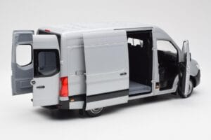 Mercedes Sprinter W907 Argintiu Norev 1:18 183424 Metal - imaginea 2 din 8