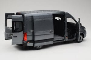 Mercedes Sprinter W907 Furgon Selenite Grey Metallic Norev 1:18 B66004163 Metal - imaginea 2 din 8