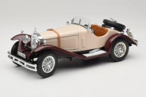 Mercedes SSK Bej & Roșu Închis Bburago 1:18 3009-M4 Metal
