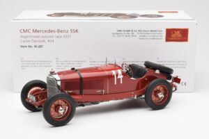 Mercedes SSK #14 Zatuszek Argentinian Autumn Race 1931 CMC 1:18 M-207 Metal - imaginea 6 din 6