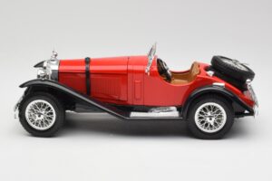 Mercedes SSK Roșu & Negru Bburago 1:18 3009-M1 Metal - imaginea 3 din 6
