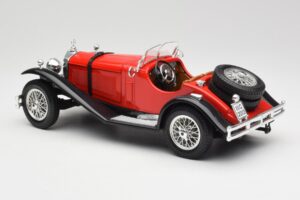Mercedes SSK Roșu & Negru Bburago 1:18 3009-M1 Metal - imaginea 5 din 6