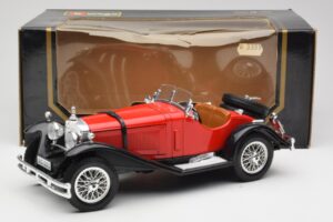 Mercedes SSK Roșu & Negru Bburago 1:18 3009-M1 Metal - imaginea 6 din 6