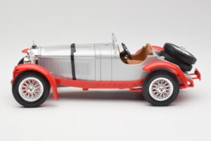 Mercedes SSK Argintiu & Roșu Bburago 1:18 3009-M2 Metal - imaginea 3 din 6