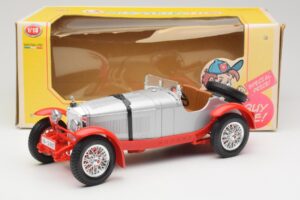 Mercedes SSK Argintiu & Roșu Bburago 1:18 3009-M2 Metal - imaginea 6 din 6