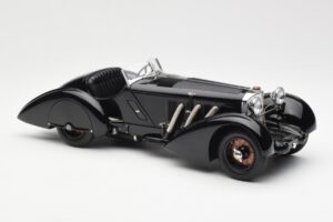 Mercedes SSK Trossi The Black Prince CMC 1:18 M-225 Metal - imaginea 4 din 6