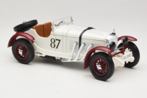 Mercedes SSKL #87 R. Caracciola Alb 1931 Bburago 1:18 3002-P1 Metal - imaginea 4 din 6