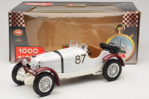 Mercedes SSKL #87 R. Caracciola Mille Miglia 1931 Bburago 1:18 3202 Metal - imaginea 6 din 6