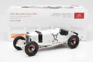 Mercedes SSKL #12 O. Merz German GP 1931 CMC 1:18 M-189 Metal - imaginea 6 din 6