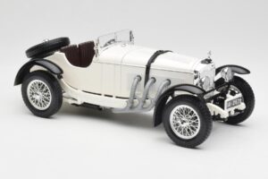 Mercedes SSKL Alb Bburago 1:18 3002 Metal - imaginea 6 din 8