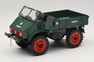 Mercedes Unimog 401 Verde Schuco 1:18 135 Metal - imaginea 2 din 8
