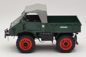 Mercedes Unimog 401 Verde Schuco 1:18 135 Metal - imaginea 4 din 8