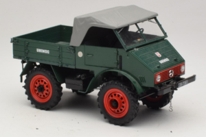 Mercedes Unimog 401 Verde Schuco 1:18 135 Metal - imaginea 6 din 8