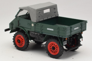 Mercedes Unimog 401 Verde Schuco 1:18 135 Metal - imaginea 7 din 8