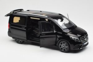 Mercedes V-Class W447 AMG Line Negru Norev 1:18 183860 Metal - imaginea 2 din 6