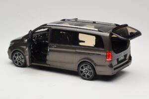 Mercedes V-Class W447 AMG Line Indium Grey Norev 1:18 183873 Metal - imaginea 5 din 8
