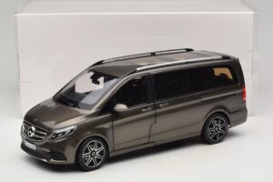Mercedes V-Class W447 AMG Line Indium Grey Norev 1:18 183873 Metal - imaginea 8 din 8