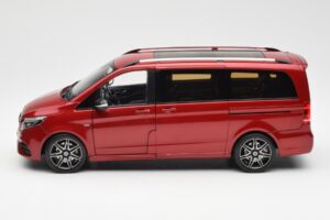 Mercedes V-Class W447 Designo Hyacinth Roșu Metalizat Norev 1:18 B66004166 Metal - imaginea 3 din 7