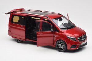 Mercedes V-Class W447 Designo Hyacinth Roșu Metalizat Norev 1:18 B66004166 Metal - imaginea 4 din 7