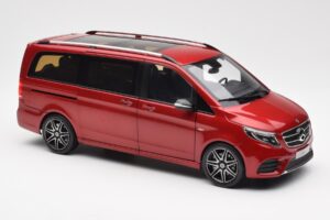 Mercedes V-Class W447 Designo Hyacinth Roșu Metalizat Norev 1:18 B66004166 Metal - imaginea 5 din 7