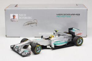 Mercedes W03 #8 N. Rosberg Mercedes AMG Petronas Showcar 2012 Minichamps 1:18 110120078 Metal - imaginea 7 din 7
