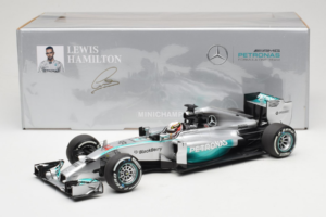 Mercedes W05 #44 L. Hamilton Mercedes AMG Petronas Chinese Grand Prix Winner 2014 Minichamps 1:18 110140244 Metal - imaginea 7 din 7