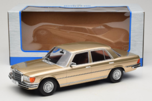 Mercedes W116 Metallic Beige MCG 1:18 MCG18550 Metal - imaginea 6 din 6