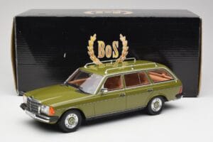 Mercedes W123 200T Cypress Verde BoS Models 1:18 BOS008 Metal - imaginea 6 din 6