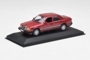Mercedes 300D W124 Roșu Minichamps 1:43 3209 Metal - imaginea 2 din 4