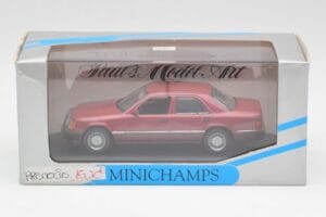Mercedes 300D W124 Roșu Minichamps 1:43 3209 Metal - imaginea 4 din 4