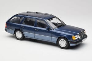 Mercedes 300D W124 T-Modell Nautical Albastru Norev 1:18 183962 Metal - imaginea 6 din 8