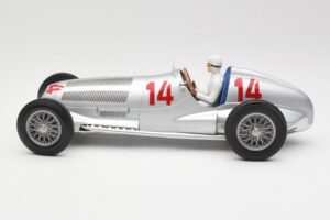 Mercedes W125 #14 Daimler-Benz AG M. von Brauchitsch 2nd Place German GP 1937 Minichamps 1:18 155373114 Metal - imaginea 3 din 6