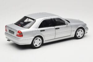 Mercedes C36 AMG W202 Silver Metallic Norev 1:18 183380 Metal - imaginea 3 din 8