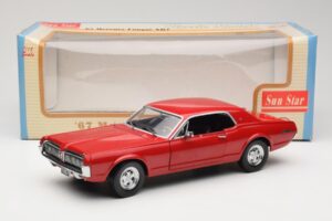 Mercury Cougar XR-7 Roșu Sun Star 1:18 1541 Metal - imaginea 8 din 8