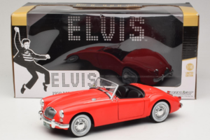 MG A 1600 Roadster Mk I Elvis Presley Blue Hawaii Movie GreenLight 1:18 13524 Metal - imaginea 8 din 8