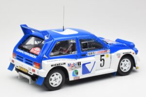 MG Metro 6R4 #5 T. Pond / R. Arthur Rally Monte Carlo 1986 Sun Star 1:18 5537 Metal - imaginea 3 din 8